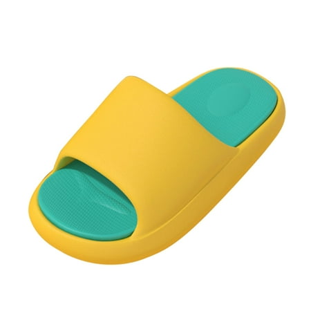 

Wiueurtly Ladies Couple Shoes Non Slip Novelty Open Toe Slippers Summer Home Bathroom Platform Slippers Soft Plush Slippers Women S Womens Hard Sole Slippers S