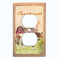 thumbnail image 2 of Metal Light Switch Plate Cover Cute Countryside Cow Animal Farm ANM002, 2 of 13