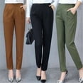 thumbnail image 3 of SIEYIO Women's Stretch Harem Pants High Waist Work Trousers Plus Size Casual Trousers, 3 of 16