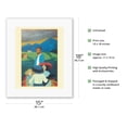 thumbnail image 2 of Going for a Row - Vintage Expressionism Art by Gabriele Münter c.1910 - Fine Art Rolled Canvas Print (Unframed) 11in x 14in, 2 of 4