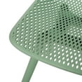 thumbnail image 6 of Noble House Posey Plastic Patio Dining Chair in Green (Set of 4), 6 of 9