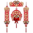 thumbnail image 6 of Abbraccia Spring Festival Couplets Chinese New Year Decorations Chunlian Year of The Dragon Ornament for Party Supplies Spring Festival style A, 6 of 6