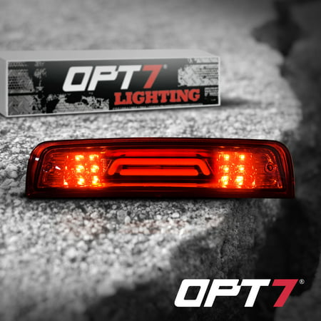OPT7 09-17 For Dodge Ram LED 3rd Brake Light Cargo Light Upgrade- Tube/Red housing Runner Series-High Power Cree