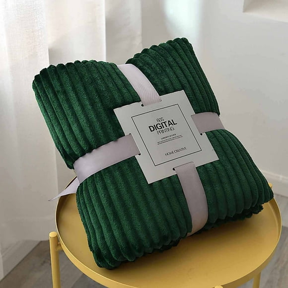 pstuiky Manta de 100 x 150 cm para sofá, suave y afelpada, ideal para la cama, el sofá, acampar o viajar.