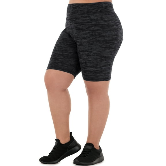 Athletic Works Women's Plus Size Printed Bike Short