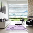 thumbnail image 7 of Ahgly Company Machine Washable Indoor Round Transitional Rich Lilac Purple Area Rugs, 8' Round, 7 of 7