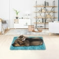 thumbnail image 2 of Dog Bed Mat Flat Crate Mat with Anti-Slip Bottom Machine Washable Pet Kennel Pad for Dog Sleeping, Plush Pet Bed Mats Faux Fur Dog Crate Mat for Cages/Floor/Couch, 2 of 5