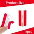 thumbnail image 2 of Pack of 12 Clear Acrylic Auto Adhesive Hinges, Easy Install for Craft Projects & Small Boxes, 2 of 8