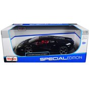 Lamborghini Countach LPI 800-4 Black with Red Interior Special Edition 1/18 Diecast Model Car by Maisto
