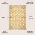 thumbnail image 3 of JONATHAN Y SUPERSOFT 5 x 8 Area Rug, Tumbling Blocks Modern Geometric - Gold/White, SEU101E-5, 3 of 10