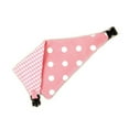 thumbnail image 2 of Baby Pink Houndstooth Reversible Dog Bandana by Uptown Pups, 2 of 8