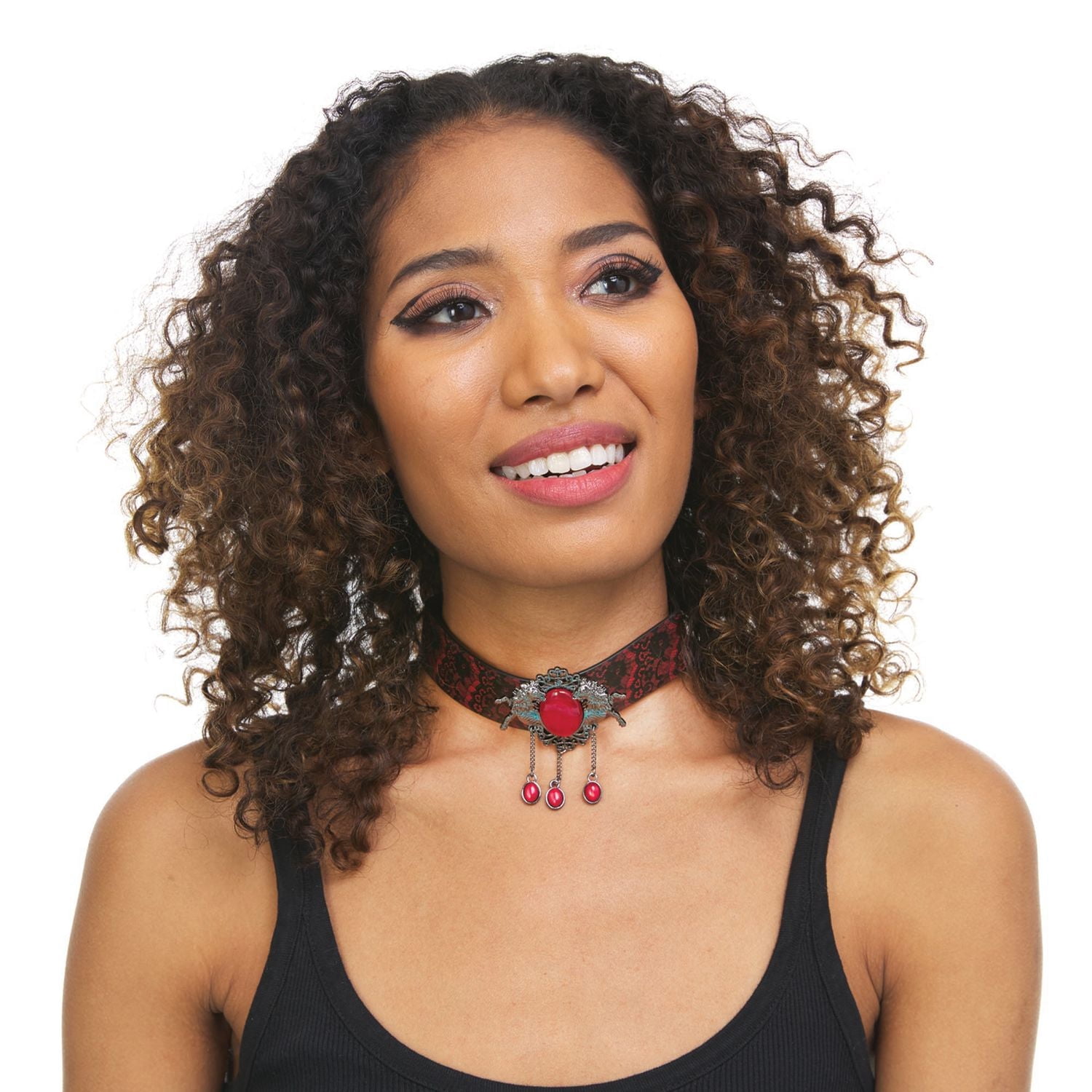 Way to Celebrate! Halloween Gothic Choker, Black Women, One Size