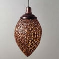 thumbnail image 3 of 3X Solar Powered LED Moroccan Hanging Lantern Retro Moroccan Pattern Projection Lamp Garden Decor Fairy Light Kit, 3 of 3