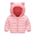 thumbnail image 3 of Ropa de invierno para bebés, parkas de algodón con orejas de oso, chaqueta con capucha para niños, abrigos para la nieve para niños pequeños Sincero Hogar, 3 of 6