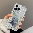 thumbnail image 6 of CaseCaca Vivid Butterfly Pattern Clear Phone Case for iPhone 15 Pro, 6 of 6