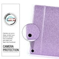 thumbnail image 6 of Dteck Case for Amazon Kindle Fire HD8 10th Generation / HD8 Plus (2020) 8-inch,Magnetic Bling Glitter PU Leather Card Holder Wallet Folio Kickstand Shockproof Cover, Purple, 6 of 6