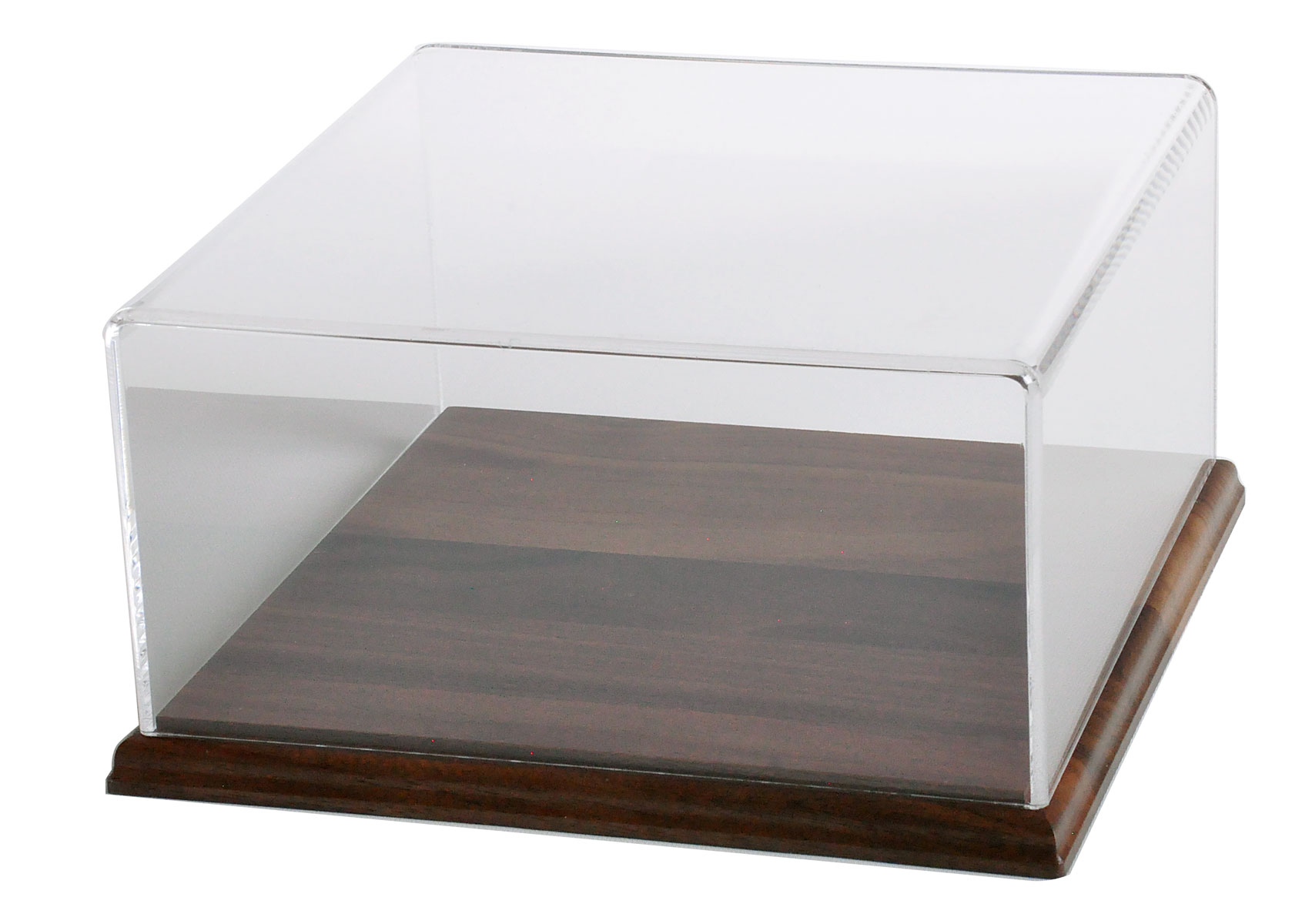 Acrylic Display Low Profile Case 4"H x 8"W x 8"D Box Case Cover with