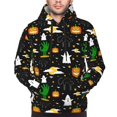 thumbnail image 2 of Bingfone Halloween Men's Drawstring Hoodie Long Sleeve Pocket Sweatshirts-X-Large, 2 of 6