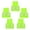 5 Pack-yellow, variant on 10 Pack High Visibility Vest for Adults Reflective Tape Safety Vest Hi-Vis for Men Women