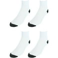 thumbnail image 2 of CTM  Cotton Blend Ankle Socks (4 Pair Pack) (Men), 2 of 2