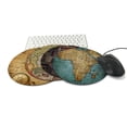 thumbnail image 3 of Coofit Mouse Pad Round Vintage: World Map Nonslip Computer Mousepad Mouse Mat for Home, 3 of 10