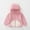Pink, variant on Liyamei Toddler Boys Girls Windproof Hooded Coat Cartoon Jacket Kids Warm Outerwear Girls Waterproof Winter Jacket Size 2-3 Years