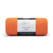 Mainstays Medium Acrylic Orange Yarn, 397 yd