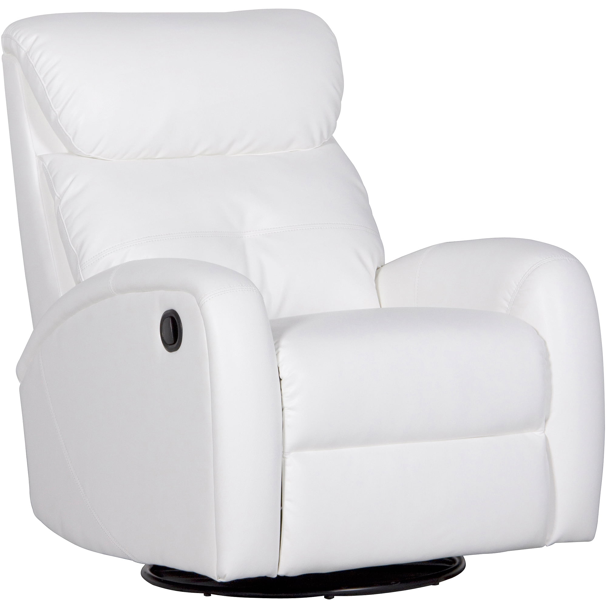 white leather swivel rocker recliner