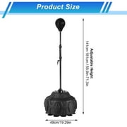 Punching Bag with Adjustable Stand - Speed Bag for Boxing, Kickboxing, and Reflex Bag Training