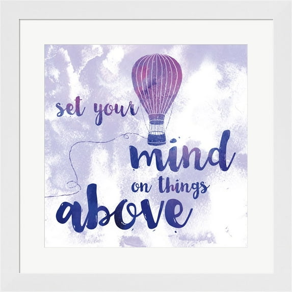 Words of Faith I by Sarah Adams, Framed Wall Art, 19.75W x 19.75H