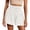 White, variant on Beach Shorts for Women Summer Casual Cotton Linen Lightweight Elastic Waist Wide Leg Pleated Loose Shorts