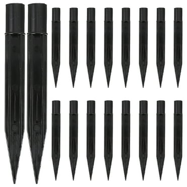 ITSELFER 25Pcs Outdoor Ground Stakes Garden Lights Spike Landscape Yard Lamps Stakes Accessory
