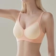 thumbnail image 2 of Xijirk Tank Tops Seamless V Neck Jelly Bra Comfortable Supportive Wireless Bralette for Everyday Wear Camisole Tops for Women,Beige,XL, 2 of 5