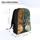 thumbnail image 4 of Disketp Seasonal Tree Reflection Mochila Unisex de Apertura Lateral Completa, Mochila para Laptop para Escuela, Trabajo y Viajes, 4 of 8