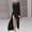 Black, variant on SNKSDGM Women's Plus White Linen Pants Women Short Women's Pants Petite Women's New Front Slit Wide Leg Pants Elastic Flare Pants Cool Beach Pants Casual Pants