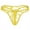 Yellow, variant on Transparent Lace Thong G-String Underwear for Men