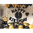 thumbnail image 4 of Globos con números y letras metalizadas estilo negro plateado para Baby Shower, 4 of 4
