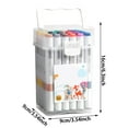 thumbnail image 2 of Acrylic Paint Markers for Kids 3ml Plastic Material Washable Water Based Large Ink Capacity Rich Pigment for Paper Rock Canvas Ceramic Glass Drawing Coloring, 2 of 4