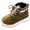 Khaki, variant on UngA Boots for Toddler Boys Girls Outdoor Lace Up Work Boots Casual Side Zipper Hiking Ankle Shoes Boys' Girls' Boots (Toddler/Little Kid),Size 8