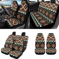 thumbnail image 2 of Uorisanigo Car Seat Covers for Women Western Aztec Tribal with Front Back Seat Cover Gear Shift Handbrake Headrest Cover Coasters Key Chains Seat Belt Shoulder Pad Steering Wheel Protector Car Decor, 2 of 7