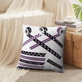 thumbnail image 4 of LALILO Throw Pillow Covers Black Pink And White With Hearts Stars Cushion Cover 18" x 18", 1163 Pack, 4 of 6