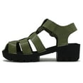 thumbnail image 2 of Fly London Womens EMME511FLY Bridle Leather Sandals, 2 of 4