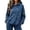 Blue, variant on Womens 2 Piece Sweatsuit Leopard Print Cheetah Print Pullover Hoodie and Matching Jogger Pants Lounge Outfit Set Lounge Tracksuit Sets