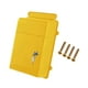 thumbnail image 2 of Buzón de pared de apertura amplia con llave y cerradura. Sugerencia de buzón con cerradura. Amarillo, 2 of 9