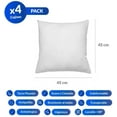 thumbnail image 4 of Sunbrella Dolce Oasis Corded Decorative Indoor/Outdoor Square Throw Pillow, 4 of 4