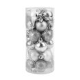 thumbnail image 1 of Silver24pcs 3cm Christmas Tree Topper Ball Baubles Hanging Ornaments Party DecorationsSilver, 1 of 5