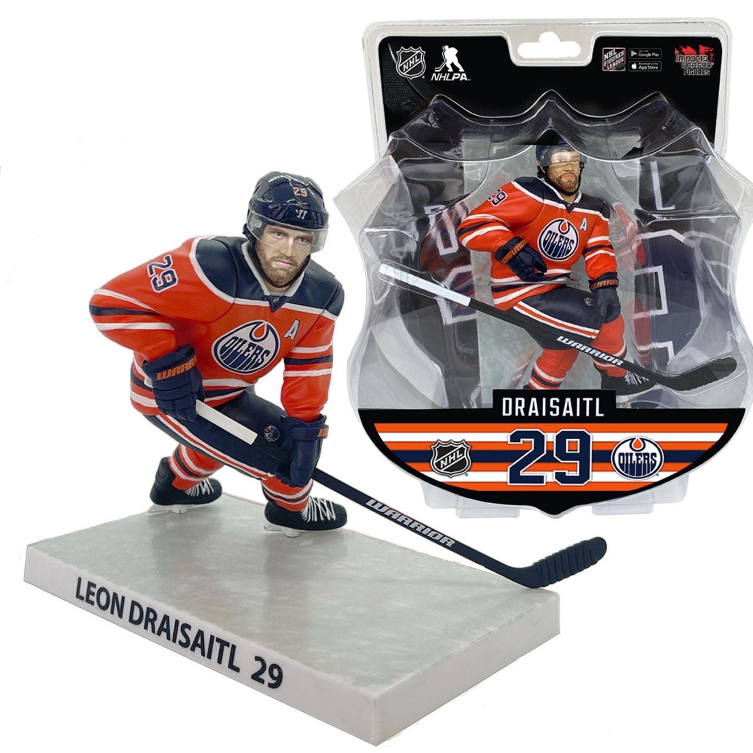 NHL Figures - Leon Draisaitl - Edmonton Oilers - 6 Inch Figure