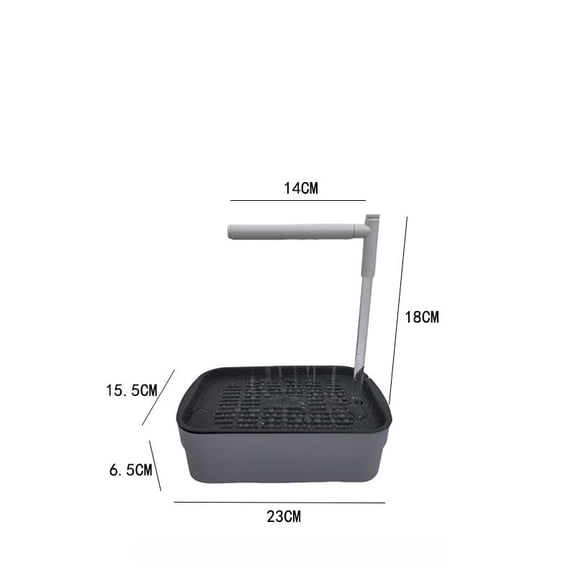 Automatic Parrot Bath Tub USB Powered Circulating Water Birdbath for Small Birds Parakeets External Shower Pool