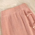 thumbnail image 3 of BEAUKEY Midi Skirt For Women Side Slits Straight Skirt Chinese Pearl Buckle Knitted Skirt, 3 of 6
