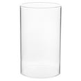 thumbnail image 1 of MOVTOTOP Porte-Bougie Cylindrique en Verre à Extrémité Ouverte, Manchon de Tube de Cheminée, 1 of 8